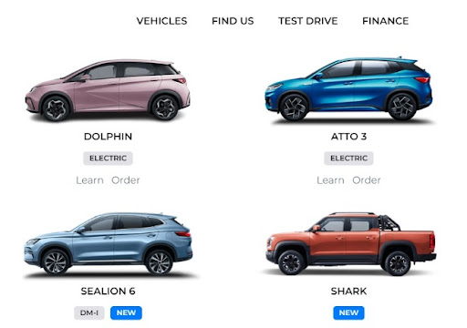 2025년 BYD 전기차 라인업 비교: e6, Dolphin, Han EV, Seal 등