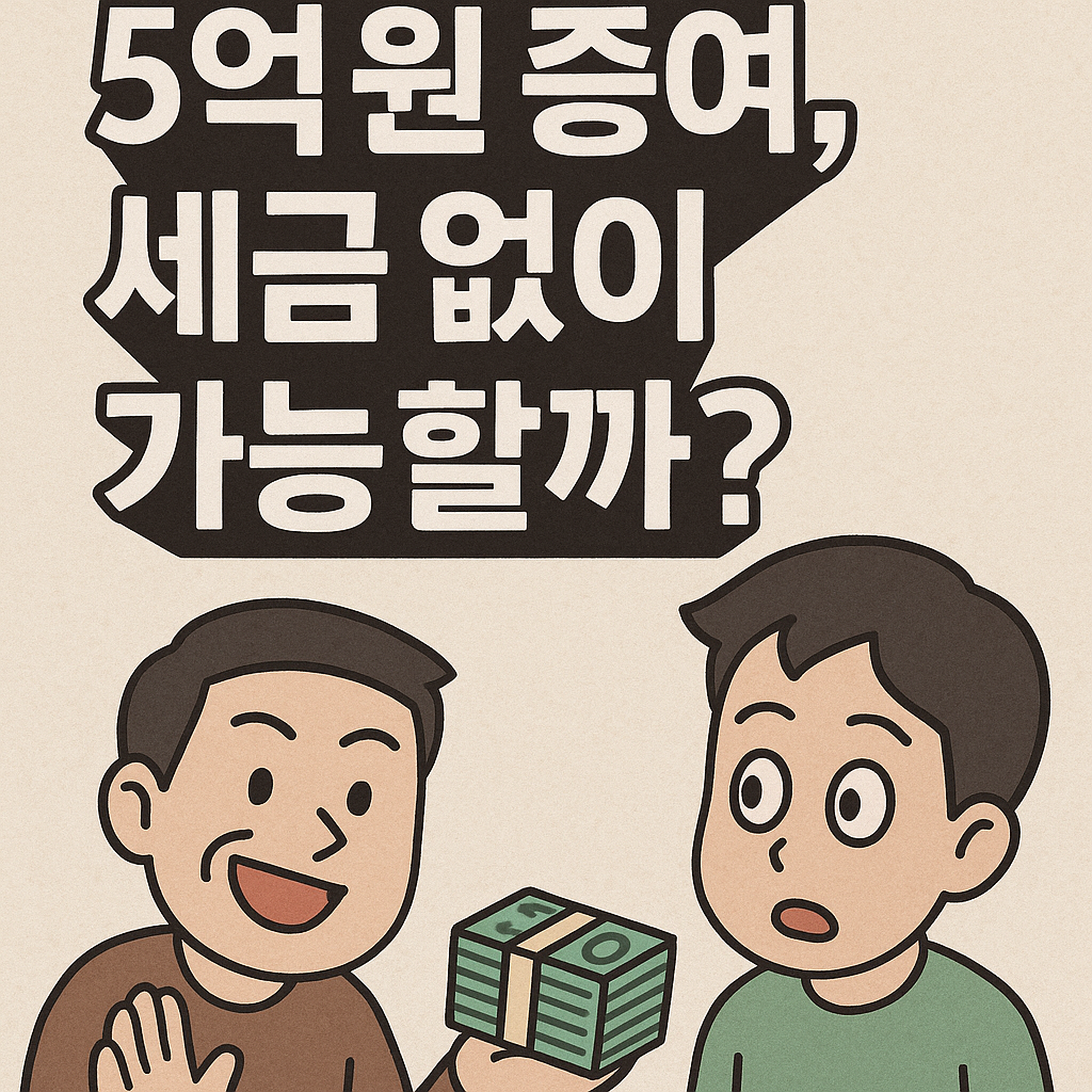 증여세 5억
